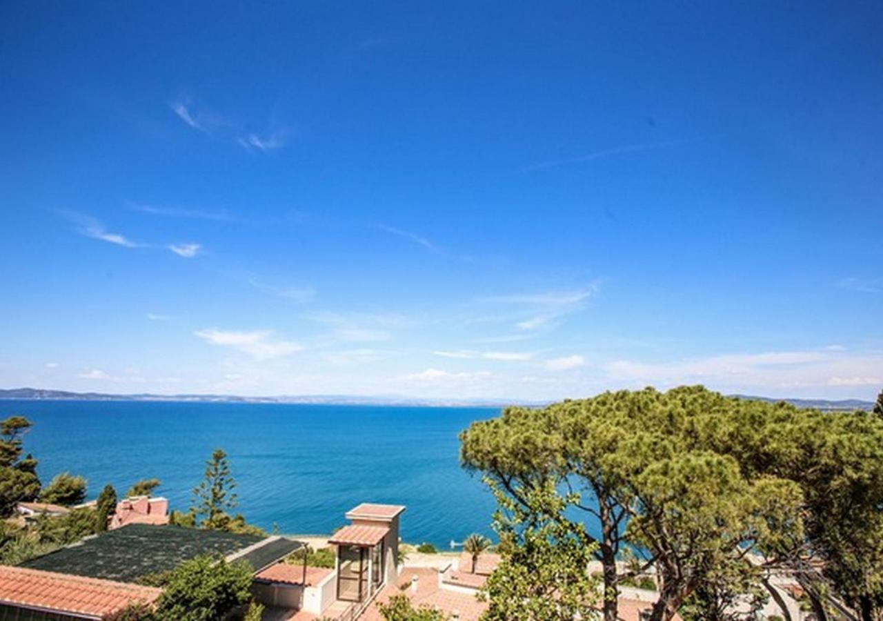 Апартаменты Terrace Sea View Порто Санто Стефано Экстерьер фото