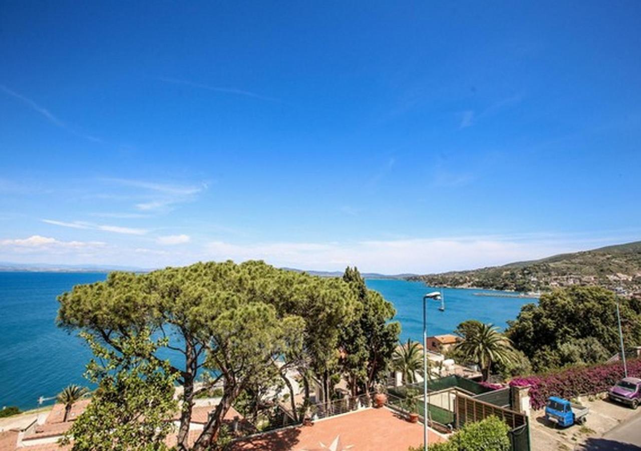 Апартаменты Terrace Sea View Порто Санто Стефано Экстерьер фото